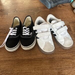 Size Ten Vans and Adidas